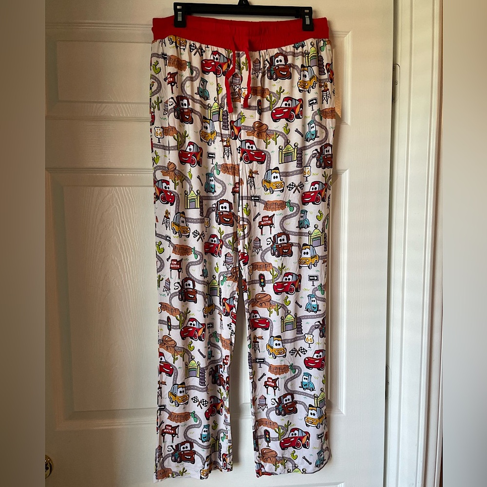 Little Sleepies Disney Pixar Radiator Springs Men’s Pajama Pant Size Large